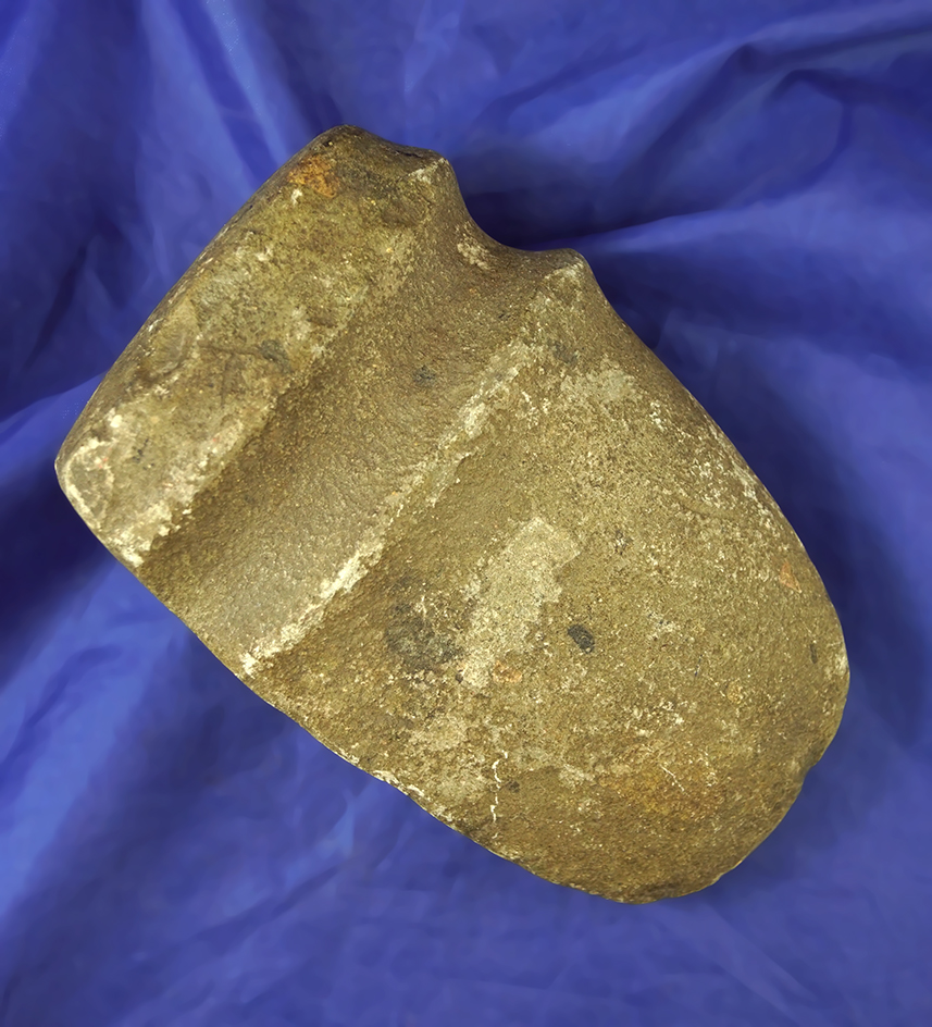 5 3/4" long 3/4 grooved Hardstone Axe found in Ohio.
