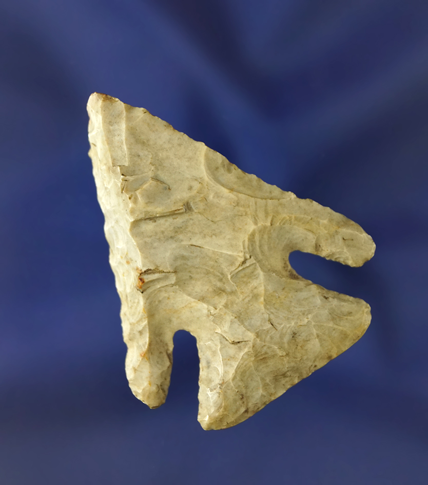 Very unique 1 15/16" miniature Archaic Bevel in very nice condition found in Indiana.