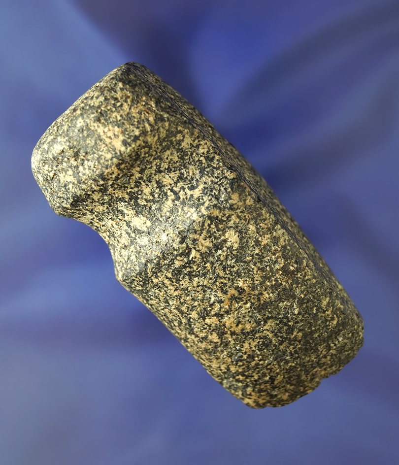 Great example! Miniature 3/4 Groove Axe with a fluted bottom.  3 1/4" long. Lake Co., Ohio.