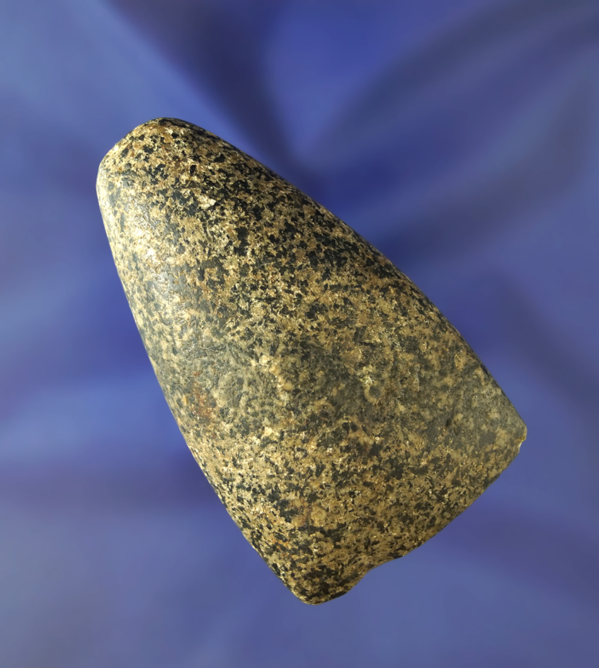 Nice 2 7/8" Hardstone Adze with good polish.  Ex. Sauer.