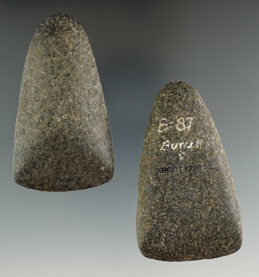 Pair of stone tools found in Ohio that are nicely made in excellent condition. Both around 2 3/4"
