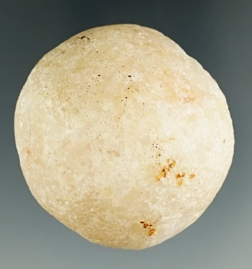 Rare material for type! 1 3/4" diameter cone with nice mineral deposits found in Indiana.