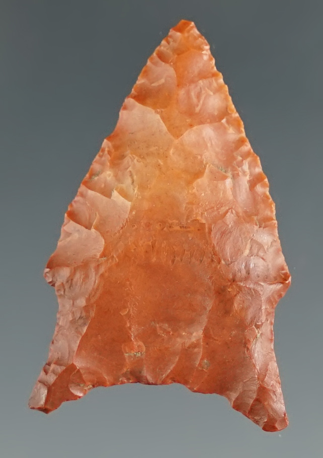 1 5/16" Hope variety San Patrice found in Louisiana made from attractive Jasper.