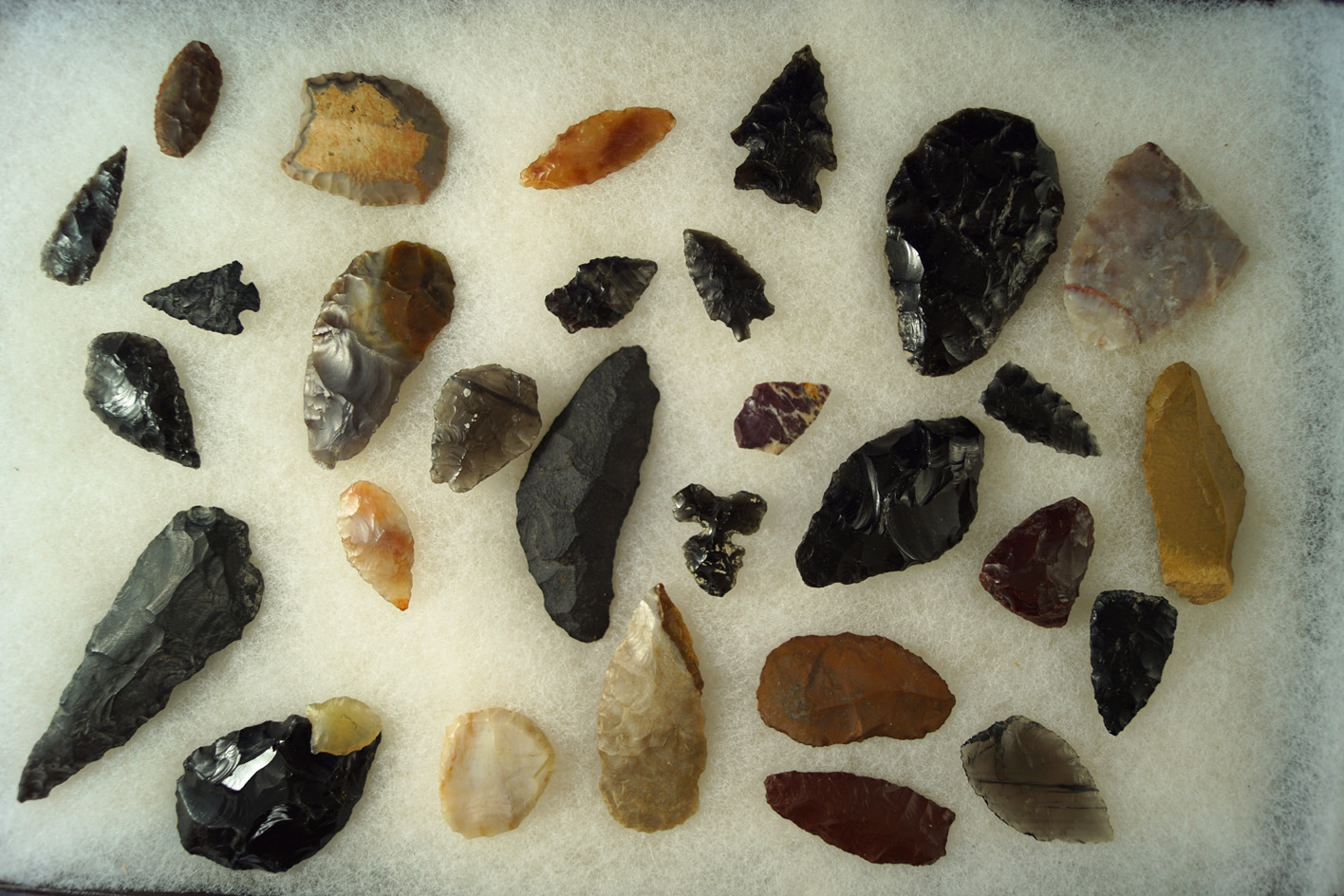 Large group of assorted Great Basin and Columbia River flaked artifacts