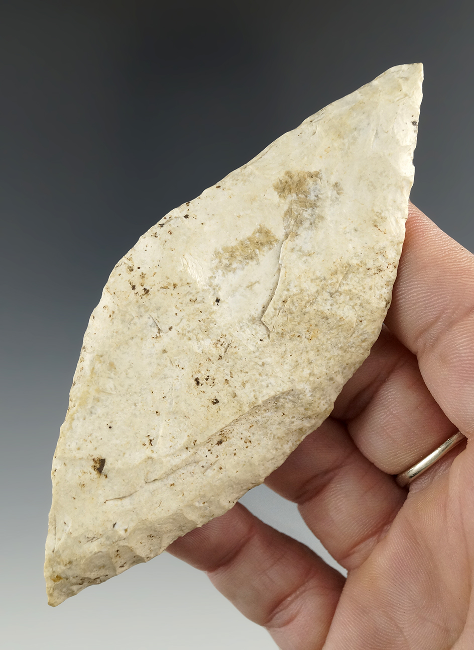 4 1/8" Harahey Knife found in Oklahoma.