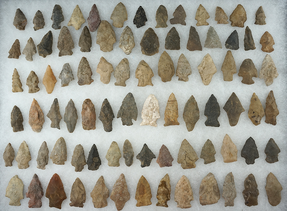 Large group of approximately 82 assorted Points found in the New York area.