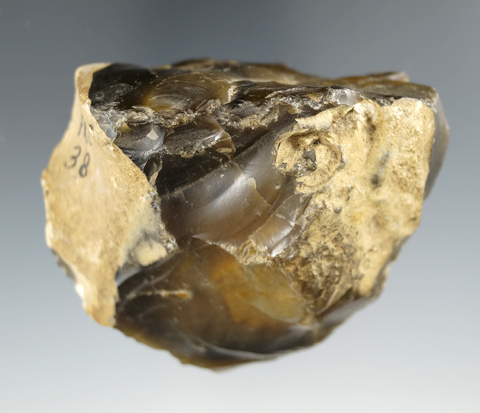 2 3/4" Flint Chopper/Core found in France.