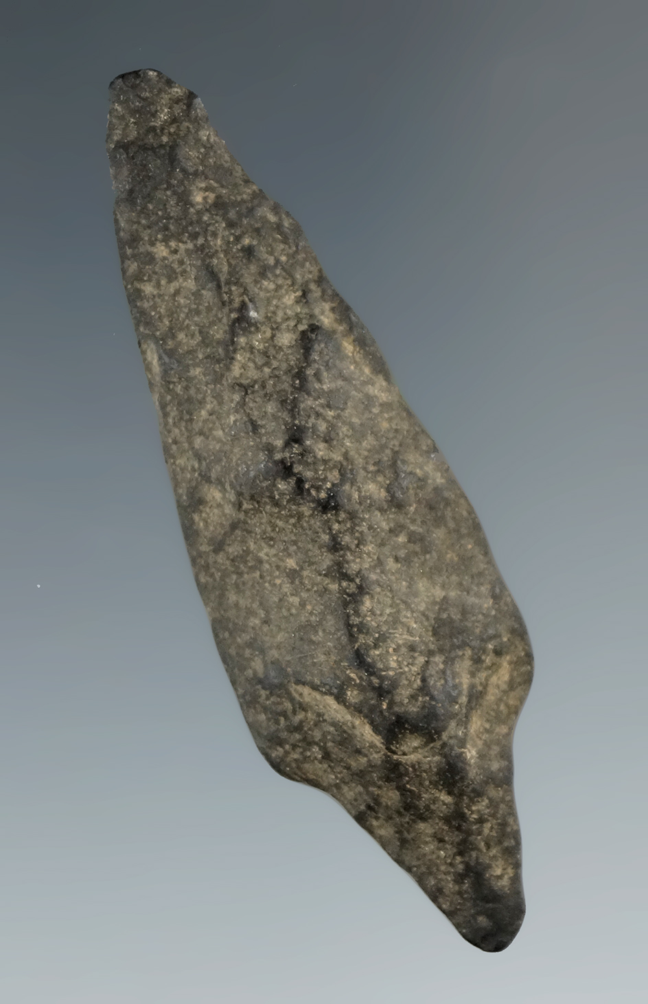 Very unique polished stone 2 1/4" long Projectile Point found in Maryland.