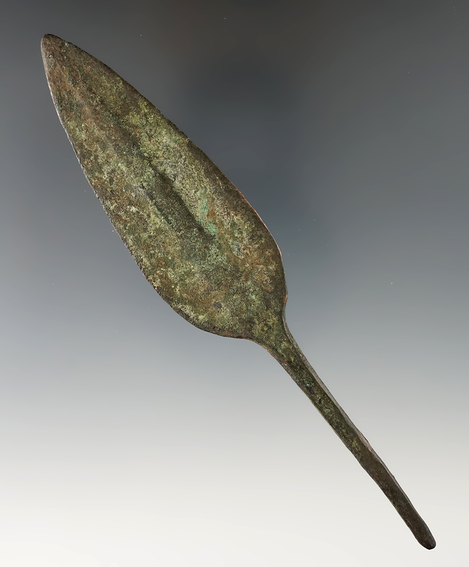 5 7/8" Old World metal Spear point - Luristan.