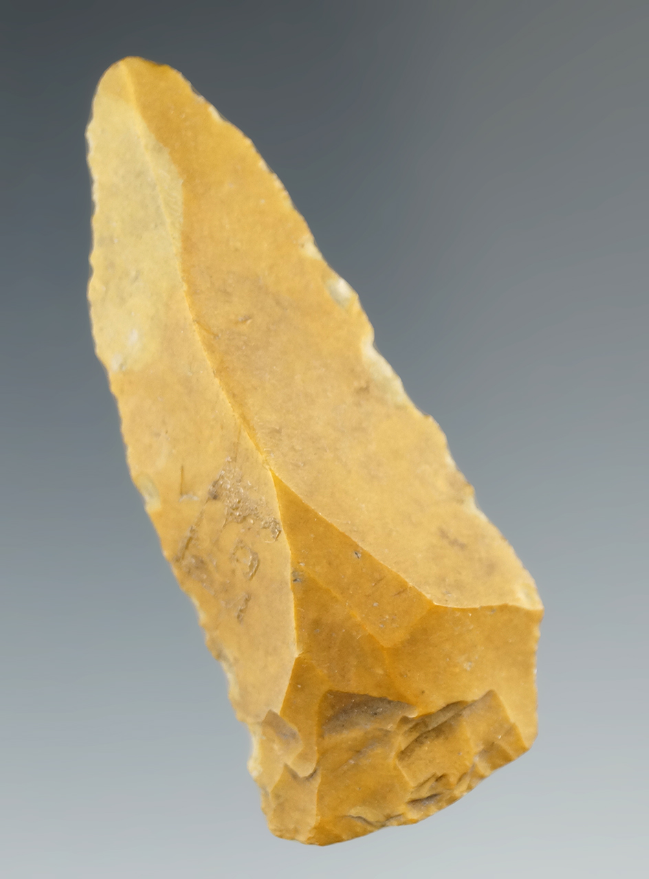 2 1/16" Acheuleo-Levalloisian flake Tool from Egypt. 80,000 BP-35,000 BP