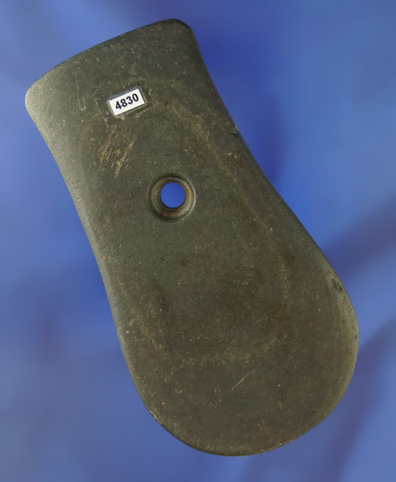 4 1/4" Keyhole Pendant found in 1971 near Ft. Recovery, Mercer Co., Ohio. Ex.   Elleman.