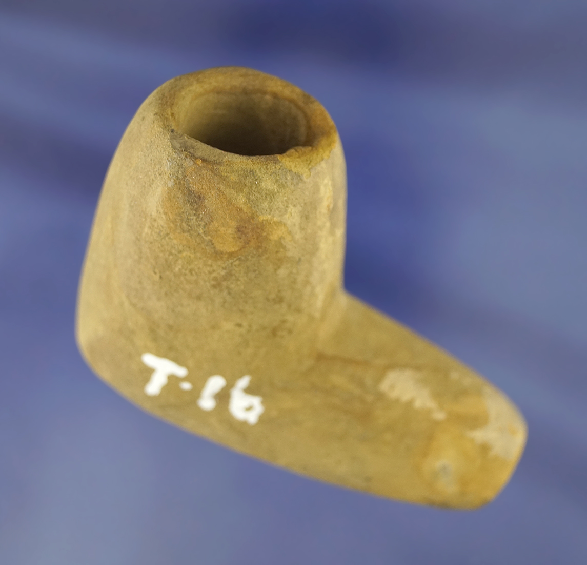 3" long sandstone pipe found in southern Ohio.