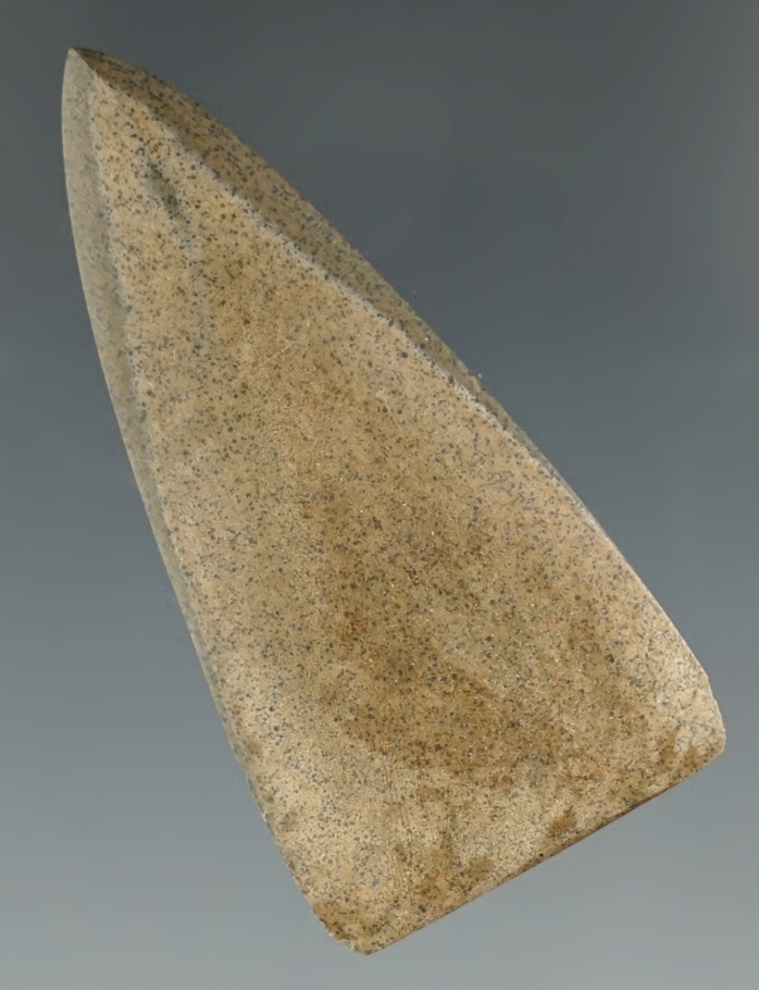 Very nicely made 1 3/4" ground and polished Slate Inuit harpoon tip.