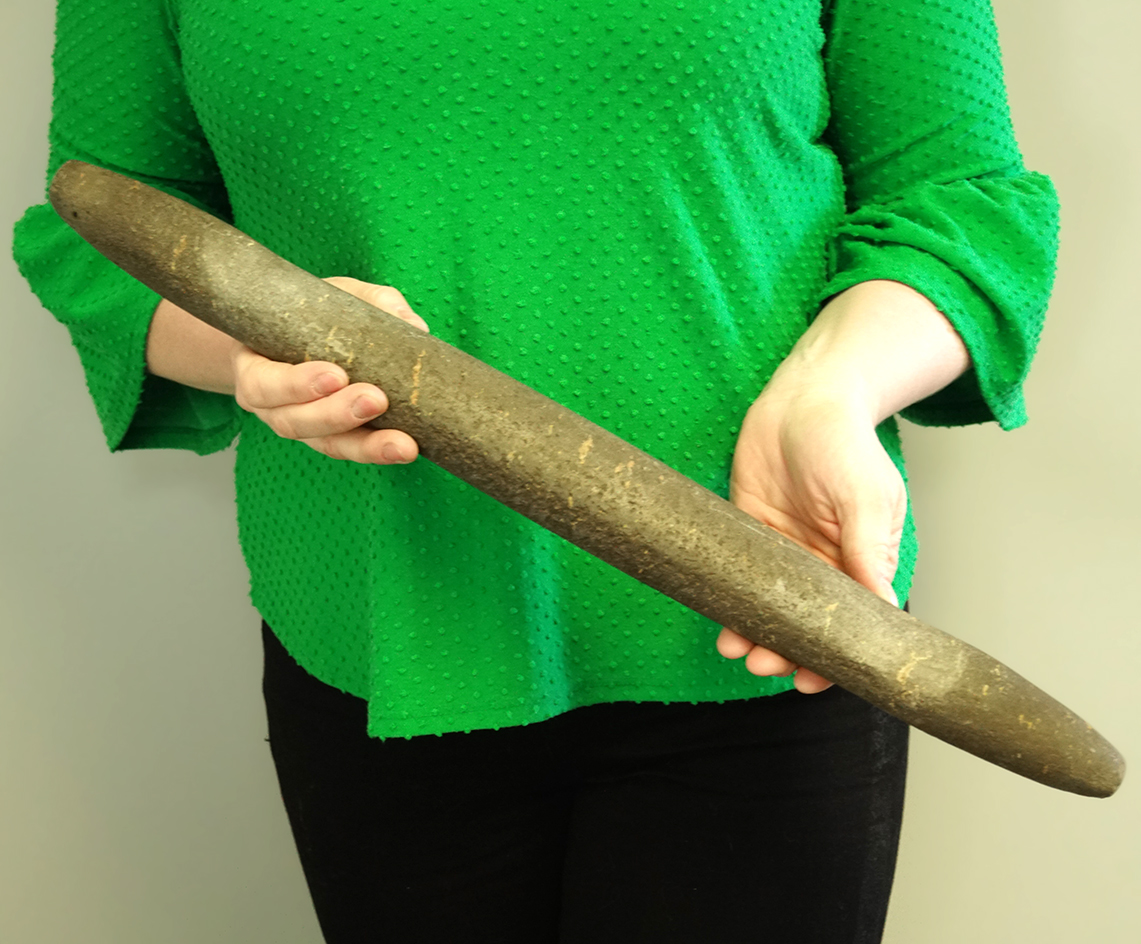 Sale highlight! Large 22" Grinding Pestle found southeast of Kearny, Pinal Co., Arizona.