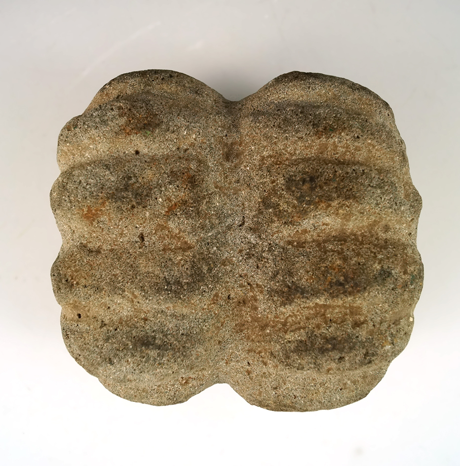 Columbia River Net Weight. A single band Net Weight decorated all-over.  3.25”.