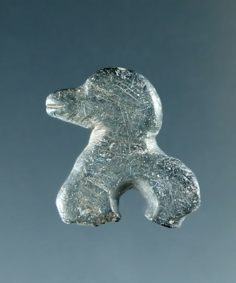 11/16" Hohokahm Bird Pendant found in Tuscon, Arizona.