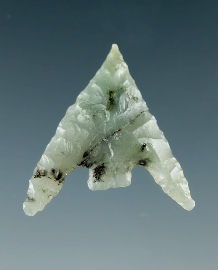 Beautiful 7/8" Gunther found in Northern California. Beautiful green semi translucent Franciscan Che