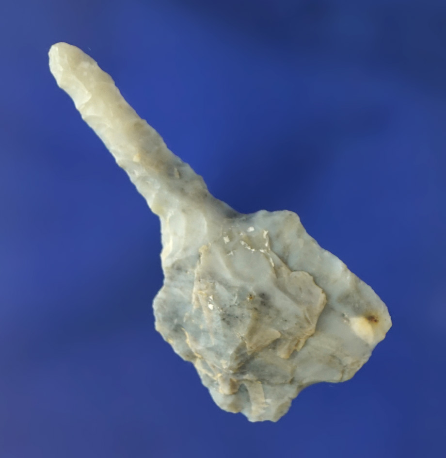 1 13/16" Flint Ridge Flint Drill found in Ohio.