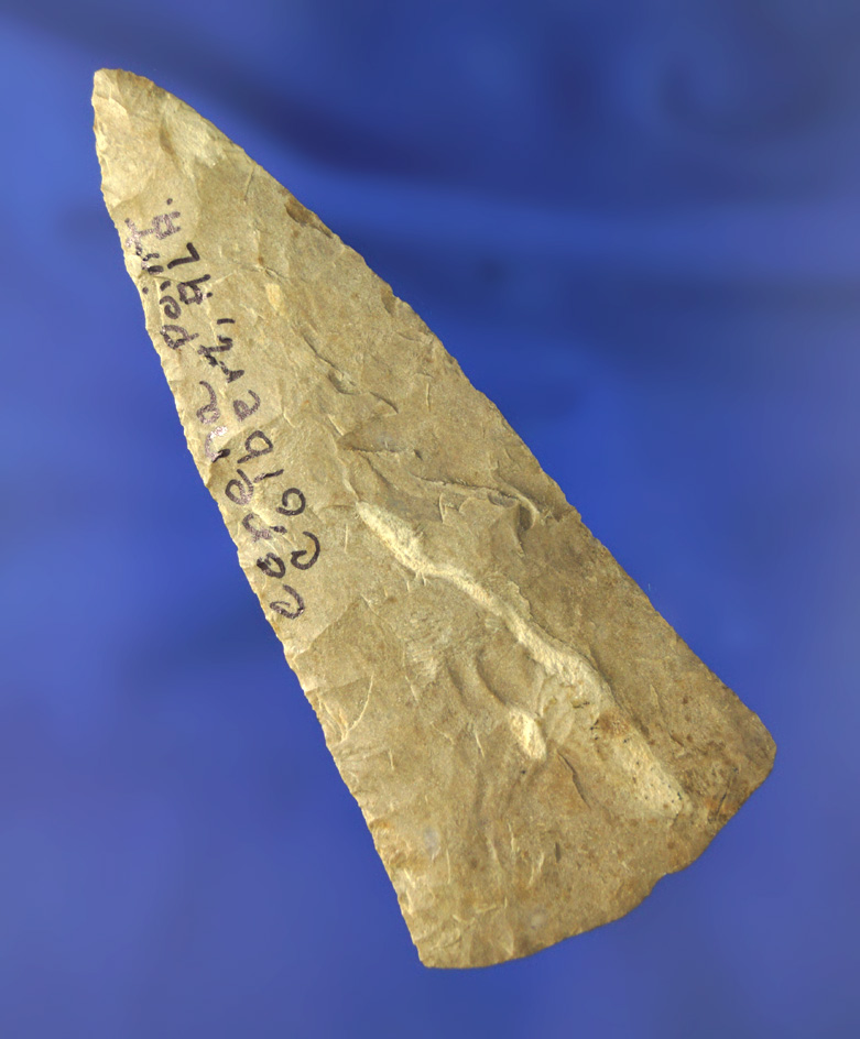 3 1/16" Copena Blade that is very thin and well flaked found in Colbert, Alabama.