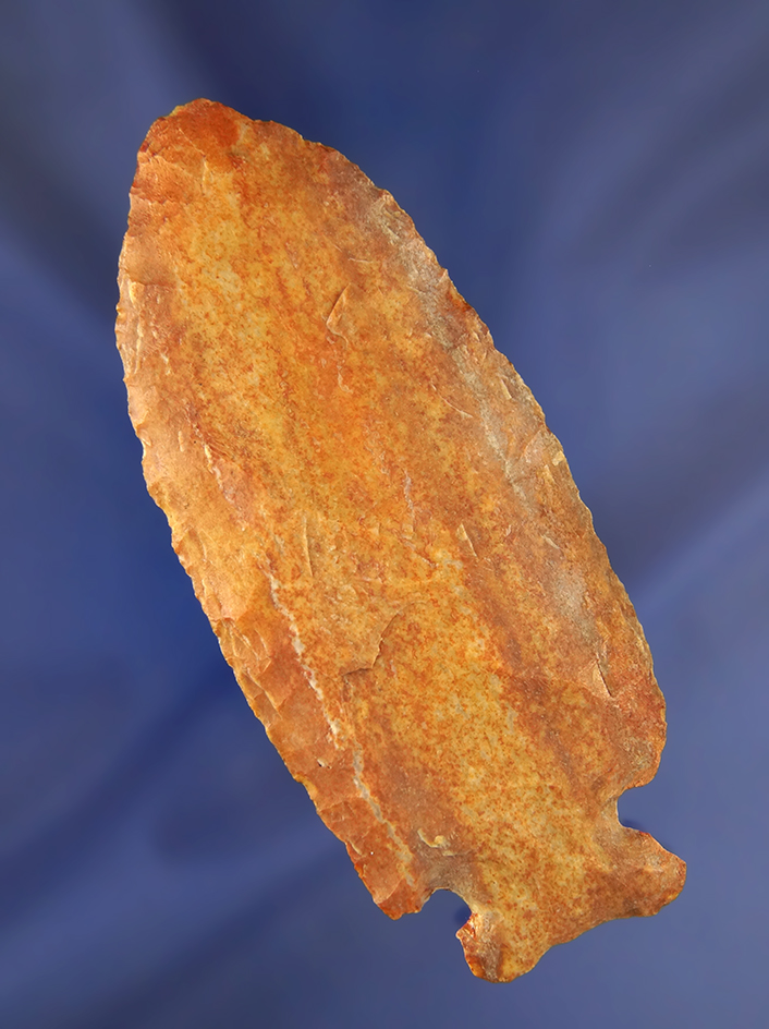 Beautifully colored 4" Cornernotch found in Illinois.