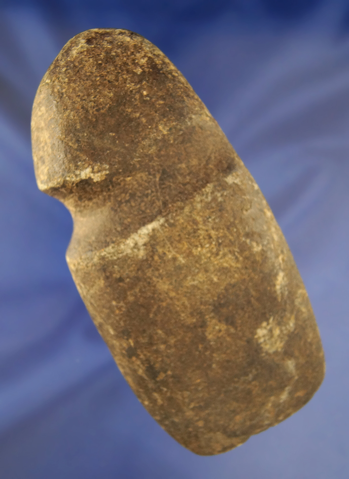5 5/8" long 3/4 grooved Axe that is well patinated found in Michigan.