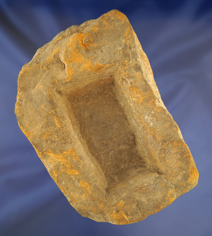 Nicely carved 5" stone bowl found in Ohio.