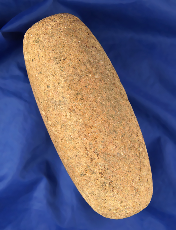 7" Roller Pestle made from Pink Granite and found in Ohio.