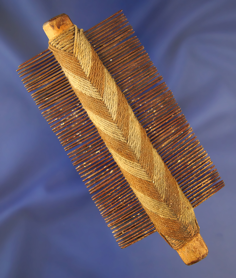 Exceptional 5" woven Inca Comb found in Peru.
