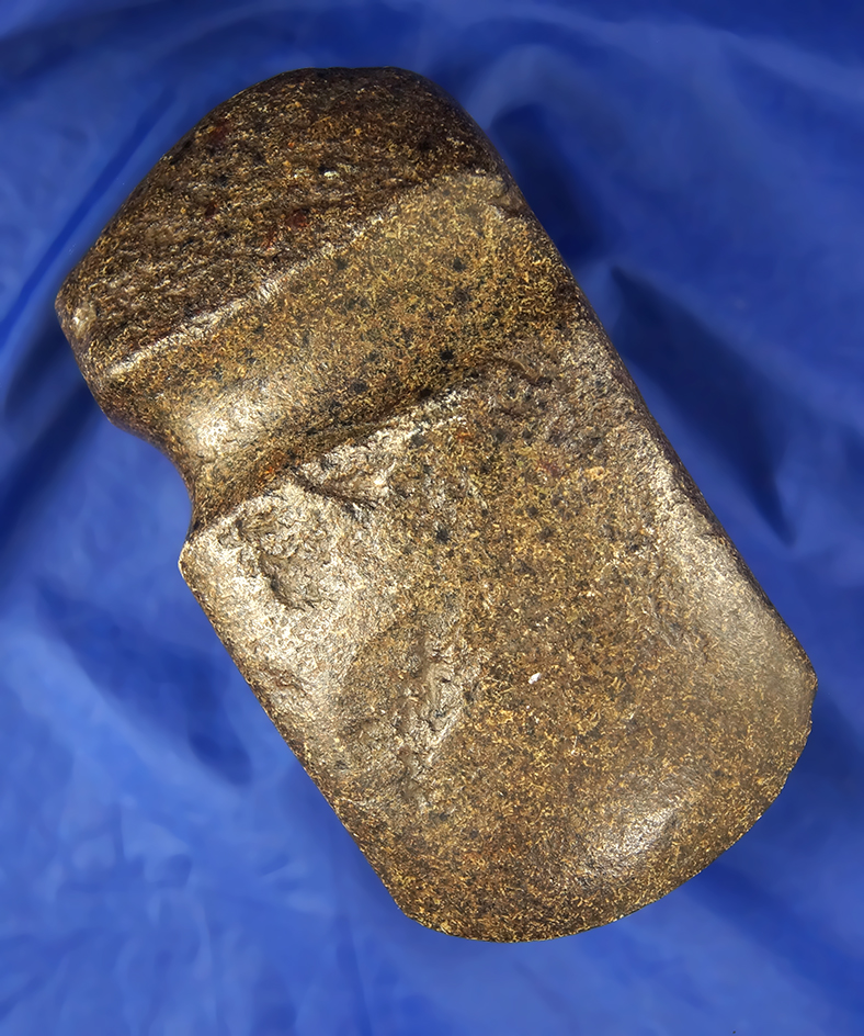 5 1/2" Long 3/4 Grooved Axe with good polish found in the Midwestern United States.