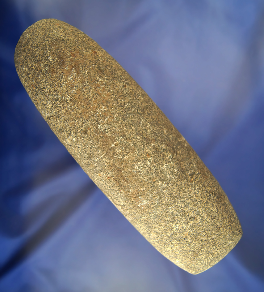 Large and nicely styled 8 1/4" Hardstone Celt found in Tuscola Co., Michigan.