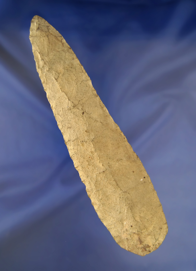 Large! 7 3/4" Flint Blade found in southern Michigan.
