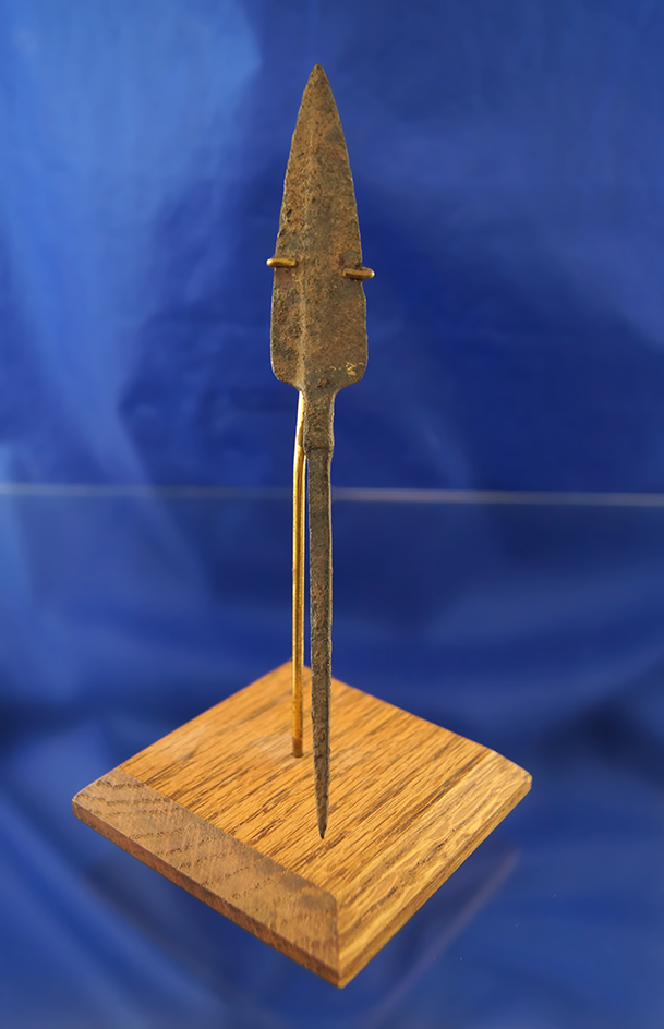 6" Bronze Tanged Arrowhead , Luristan – 1200-800 BC