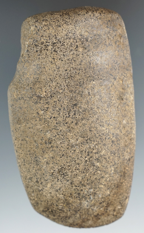 4" Long 3/4 Grooved Hardstone Axe Ex. William Waigle. .