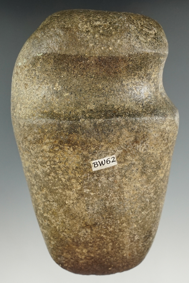 Excellent overall polish on this heavily patinated 5 1/2" Long 3/4 Grooved Axe.