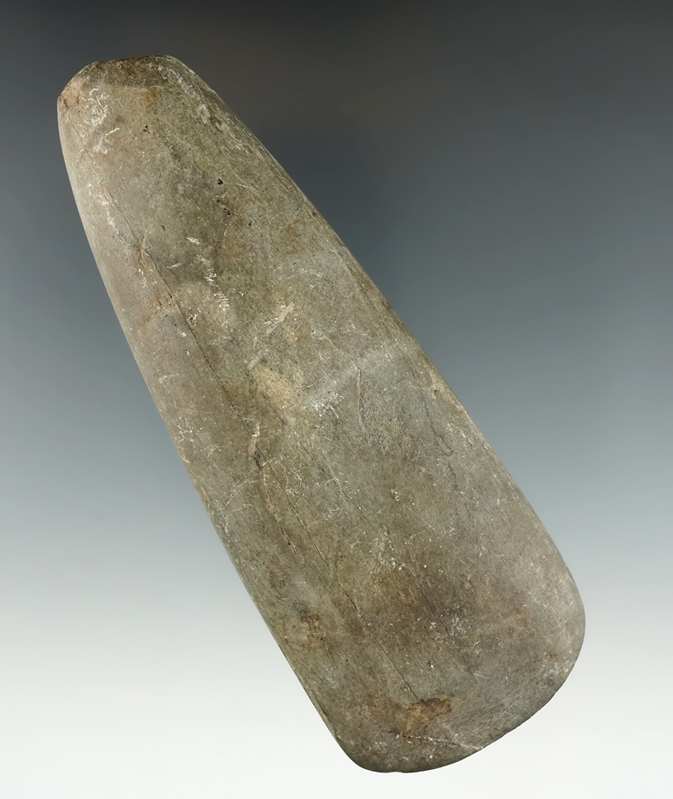 5 1/4" Tapered Poll Adze found in Mylan Township, Bradford Co., Pennsylvania. Very nice bit.