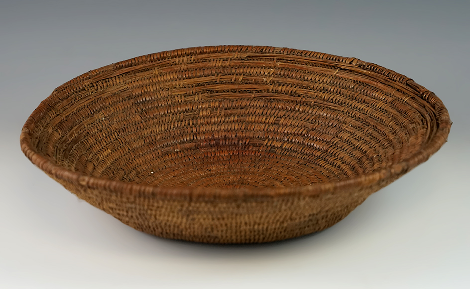 9 1/4" Diameter Prehistoric Cliff Dwellers Basket found by Neil Johnson in the 1950's in NM