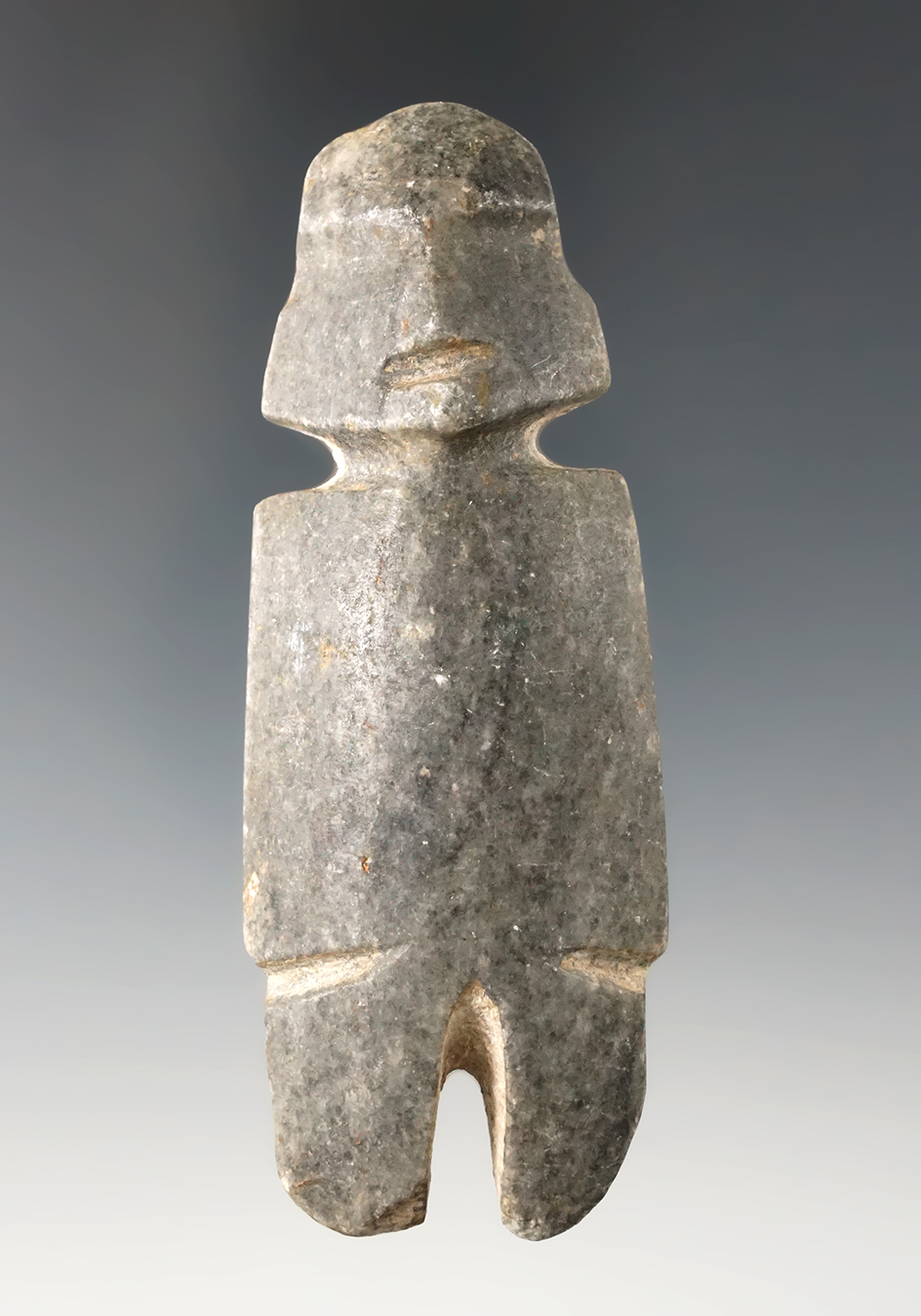 3 7/8" Stone Mescala Figure found in Guerrero, Southwest Mexico.  Circa 700BC-AD650.