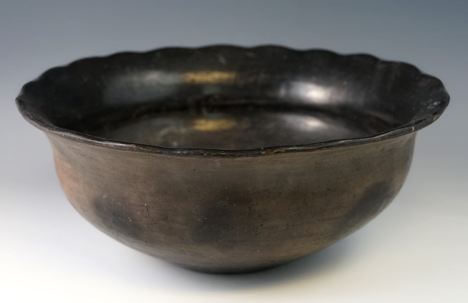 Historic Blackware Bowl from New Mexico.