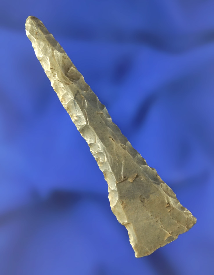 3" Expanded Base Drill found by R. D. Mudge in Nevada. Comes with a Bennett COA.