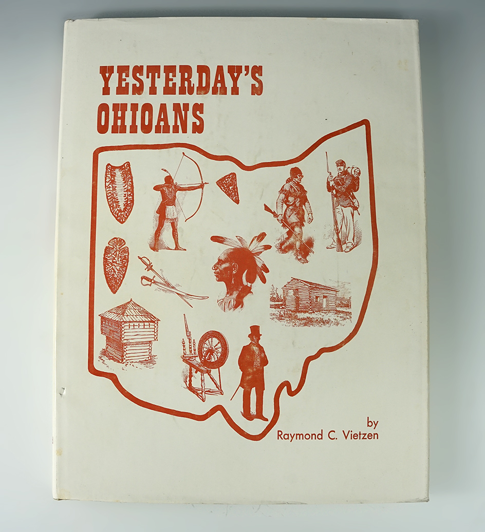 Hardcover book with dust jacket "Yesterday's Ohioans "  by Col. Raymond C. Vietzen.