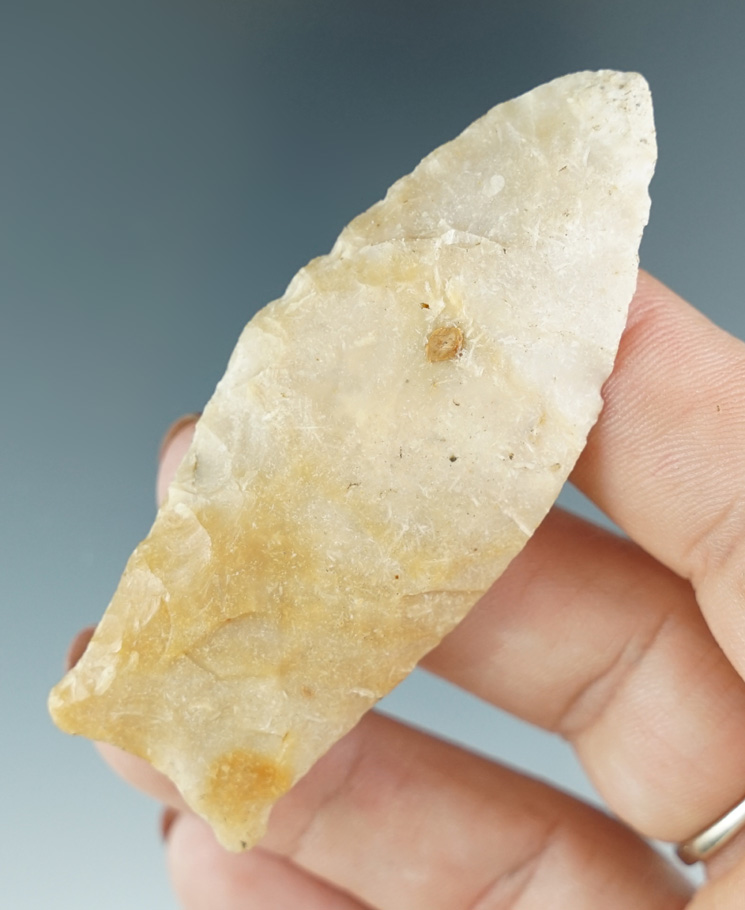 Rare style! 2 3/4" Mountain Paleo Lovell Point - Wyoming. Pictured in "Overstreet" #11, pg. 970.