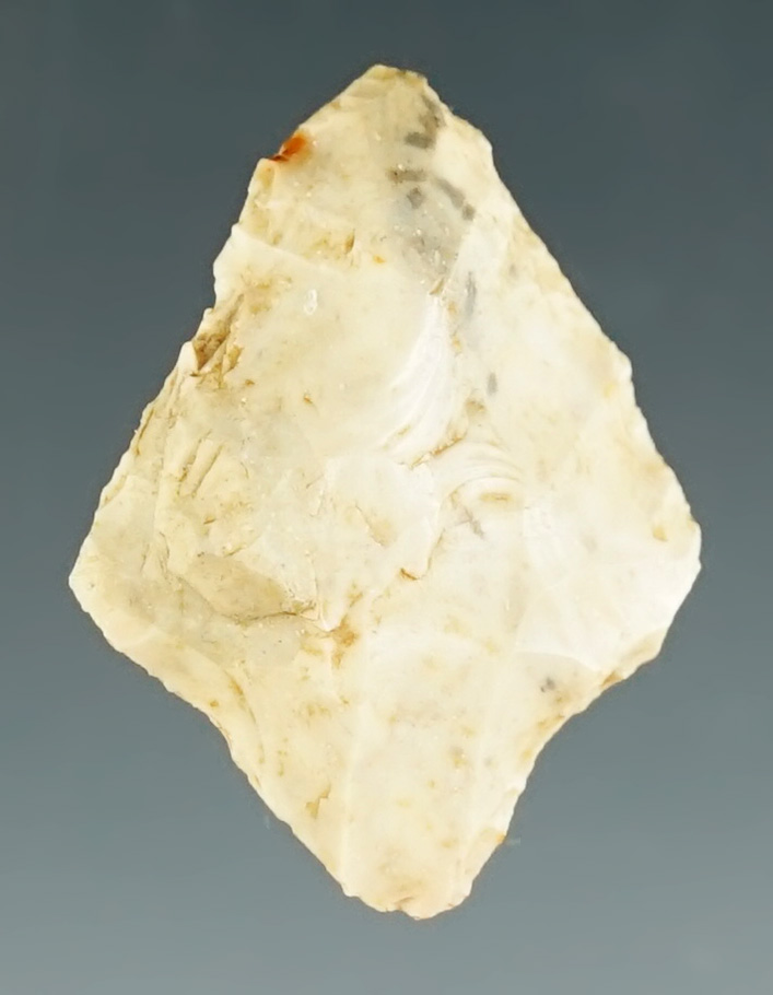 Ex. Moorehead! 1" Flint Projectile Point found in Perugia, Italy.