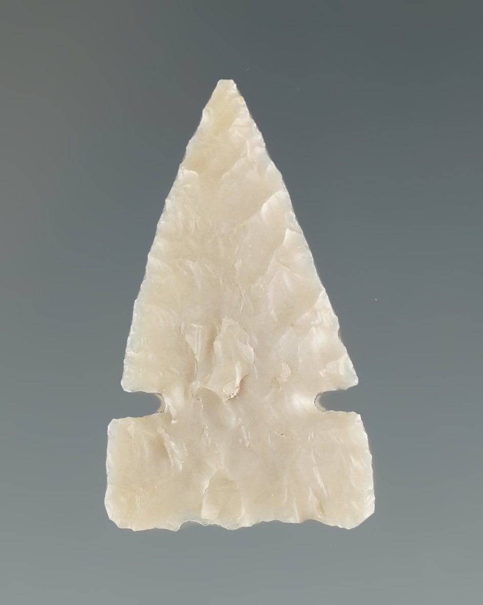 15/16" delicately made and nicely flaked Sidenotch Arrow Point found in New Mexico.