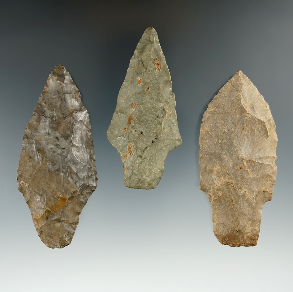 Set of three Knives found in New York, largest is 3".