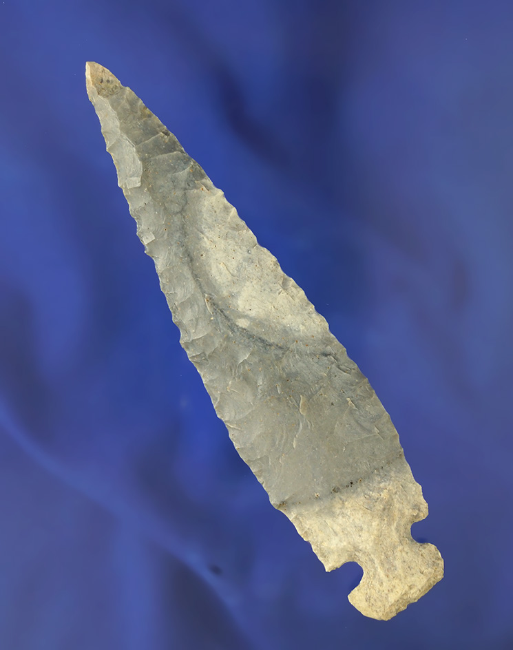 Attractive relic! 4 3/4" Sidenotch Knife - Randolph County Indiana. Elleman family collection.
