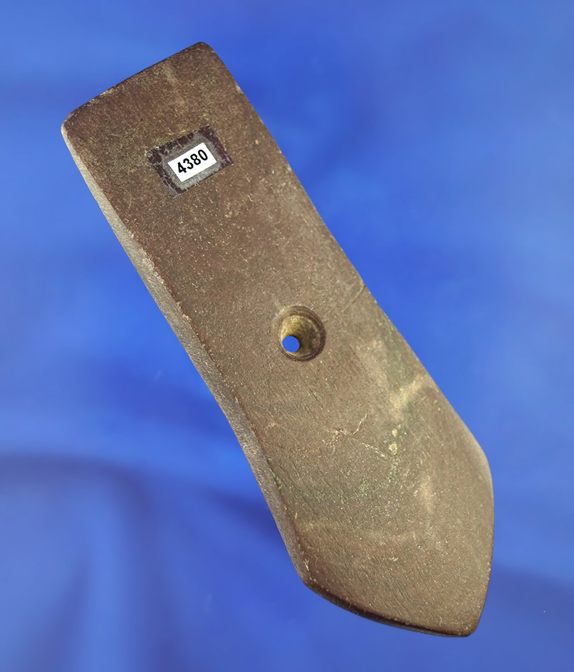 Nicely styled 4 1/8" pentagonal Pendant made from red slate found in Medina Co.,  Ohio.