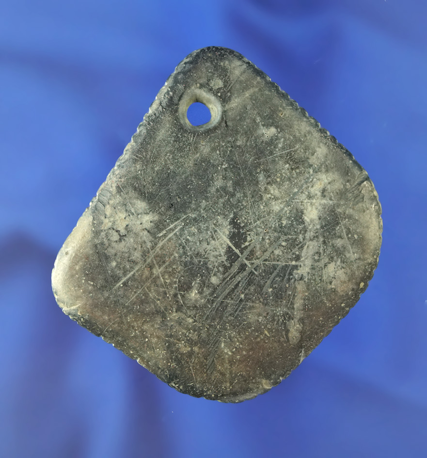 2 7/16" nicely polished Pendant that is tallied around all edges found in New Jersey.