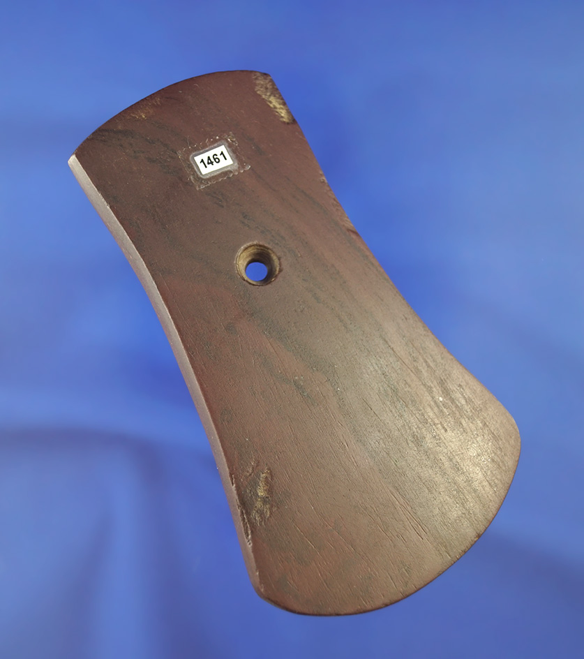 4 5/16" beautifully styled Shield Pendant found in Seneca Co.,  Ohio.