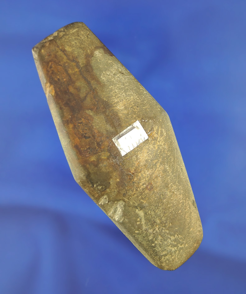 Very unique undrilled Adena Expanded Center Gorget found in Shelby Co.,  Ohio.