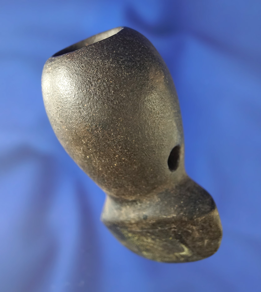 Uniquely styled 3 1/4" tall Mic Mac pipe in perfect condition found in Kent Co.,  Michigan.